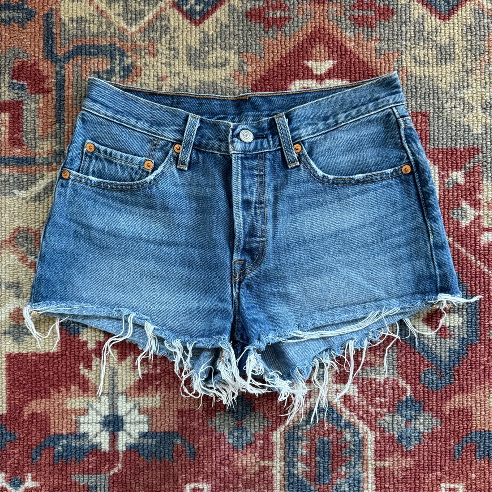 Levi's Blue Jean Shorts